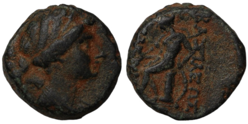 Seleukos III. Keraunos. (226-223 BC). Bronze . (14mm 3,77g) Antioch.