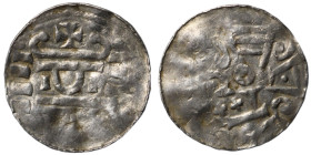 Saxony. Herzogtum-Billunger. (1000-1200). Denar. (1,01g, 18,5mm)