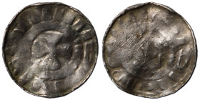 Goslar. (around 1000 AD). Otto-Adelheid-Pfennig. (1,08g, 16,5mm)