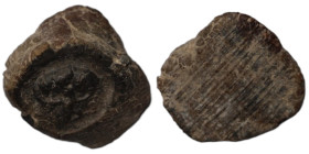 ancient seal impression. sealing wax. (12mm 0,59g).