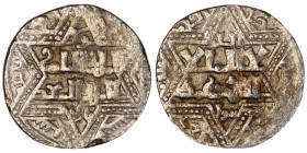 Artuqids of Mardin. Mardin mint. Najm al-Din Ghazi I AH 637-658. Dated 645H, without any overlord
AR Dirham

20 mm, 2,39 g

fine

From the K.T. collec...