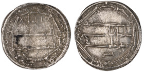 Abbasid . al-Muhammadiya mint. al-Rashid AH 170-193. Dated 183H
AR Dirham

26 mm, 2,73 g

fine

From the K.T. collection