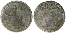 Ottomans, AR 40 para, Mahmud I, 1143 AH, Kostantiniye

39 mm , 25.62 g
Very fine