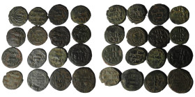 LOT Of Islamic 16 Coins 
Umayyad 14 PCS ( Dimashq ,Hims , Halab, Qannasrin ,and Various types )
and Abbasid 2 PCS ( Qannasrin , and Various types)
Fin...
