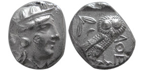 ATTICA, Athens. Eastern issue. Circa 393-355 BC. AR Tetradrachm.