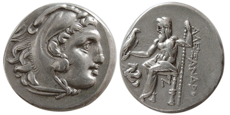 KINGS of MACEDON. Antigonos I Monophthalmos. circa 310-301 BC. AR Drachm (4.24 g...