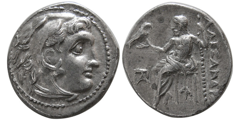 KINGS of MACEDON. Alexander III. 336-323 BC. AR Drachm (3.86 gm; 17 mm). Kolopho...