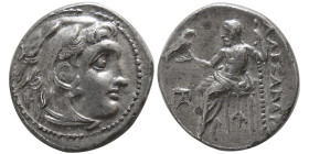 KINGS of MACEDON. Alexander III. 336-323 BC. AR Drachm. Kolophon.