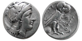 CALABRIA, Tarentum. Circa 302-280 BC. AR Drachm.