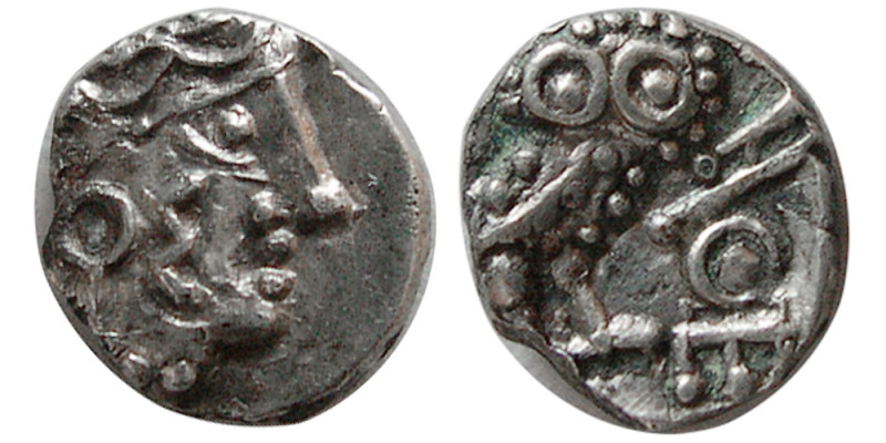 ARABIA, Southern: Saba'. Late 4th–mid 2nd centuries BC. AR Obol (0.38 gm; 7 mm)....