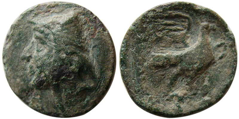KINGS of PARTHIA, Arsakes II. 211-185 BC. Æ Dichalkon (3.64 gm; 17 mm). Rhagai-A...