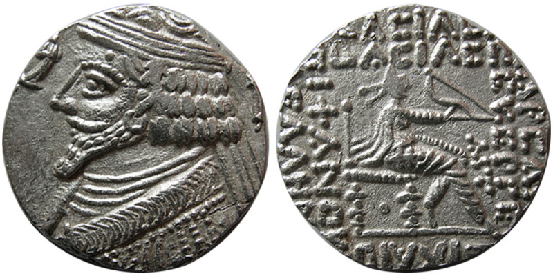 KINGS of PARTHIA. Phraatakes (2 BC-AD 4/5). AR Tetradrachm (14.40 gm; 26 mm). Se...