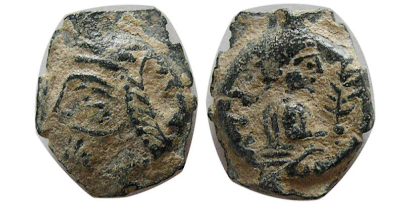 KINGS of PARTHIA. Vologases VI (AD 208-228). Æ Chalkous (1.90 gm; 17 mm). Seleuc...