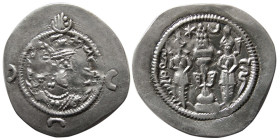 SASANIAN KINGS, Khosrau I, 531-579 AD. AR Drachm.