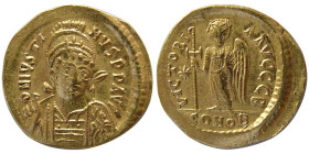 BYZANTINE EMPIRE. Justin I. 518-527 AD. Gold Solidus