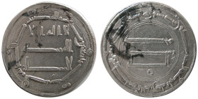 ABBASID, Al-Mansur, 754-775 AD. AR Dirhem. Basra, year 143.