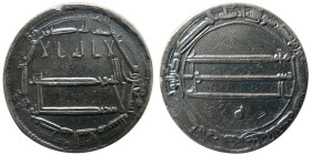 ABBASID, Al-Rashid, 786-809 AD. AR Dirhem. Madinat al-Salam, year 190.