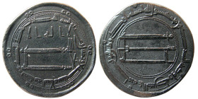 ABBASID, Al-Rashid, 786-809 AD. AR Dirhem. Madinat al-Salam, year 185.