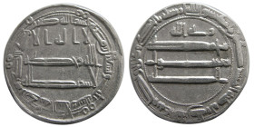 ABBASID, Al-Rashid, 786-809 AD. AR Dirhem. Madinat al-Salam, year 193.
