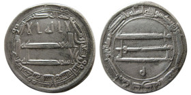 ABBASID, Al-Rashid, 786-809 AD. AR Dirhem. Madinat al-Salam, year 192.