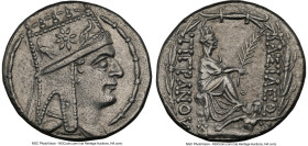 ARMENIAN KINGDOM. Tigranes II the Great (95-56 BC). AR tetradrachm (28mm, 15.84 gm, 12h). NGC Choice XF 5/5 - 3/5, brushed. Tigranocerta, ca. 80-68 BC...
