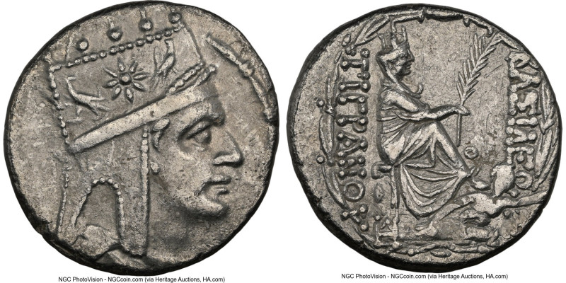 ARMENIAN KINGDOM. Tigranes II the Great (95-56 BC). AR tetradrachm (25mm, 15.86 ...