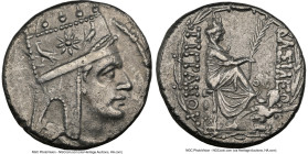 ARMENIAN KINGDOM. Tigranes II the Great (95-56 BC). AR tetradrachm (25mm, 15.86 gm, 1h). NGC Choice XF 4/5 - 3/5. Tigranocerta, ca. 80-68 BC. Diademed...