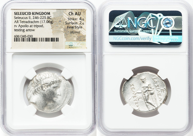 SELEUCID KINGDOM. Seleucus II Callinicus (246-225 BC). AR tetradrachm (28mm, 17....
