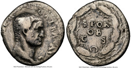Galba (AD 68-69). AR denarius (18mm, 2.82 gm, 5h). NGC Fine 4/5 - 1/5, scuffs, brushed, edge chips. Rome, July AD 68-January AD 69. IMP SER-GALBA AVG,...