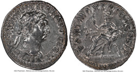 Trajan (AD 98-117). AR denarius (19mm, 6h). NGC Choice AU. Rome, AD 98-99. IMP CAES NERVA TRAIAN AVG GERM, laureate head of Trajan right / PONT MAX TR...
