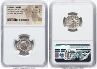 Maximinus I (AD 235-238). AR denarius (20mm, 3.00 gm, 5h). NGC MS 4/5 - 4/5. Rome, AD 235-236. IMP MAXIMINVS PIVS AVG, laureate, draped, and cuirassed...