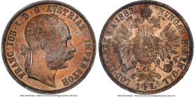 Franz Joseph I Florin 1883 MS64 NGC, Vienna mint, KM2222. HID09801242017 © 2023 Heritage Auctions | All Rights Reserved