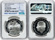 Charles III silver Proof "King Arthur" 2 Pounds (1 oz) 2023 PR70 Ultra Cameo NGC, Limited Edition Presentation: 2,500. Myths and Legends series. First...