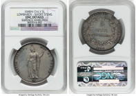Lombardy-Venetia. Provisional Government 5 Lire 1848-M UNC Details (Surface Hairlines) NGC, Milan mint, KM-C22.1. Short Stems variety. HID09801242017 ...