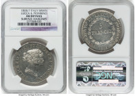 Lucca. Felix Bacciocchi & Elisa Bonaparte 5 Franchi 1808/7 AU Details (Surface Hairlines) NGC, Florence mint, KM24.3, Dav-203. HID09801242017 © 2023 H...