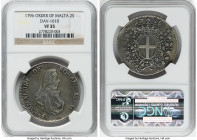 Emmanuel de Rohan 2 Scudi 1796 VF35 NGC, KM343, Dav-1610. HID09801242017 © 2023 Heritage Auctions | All Rights Reserved