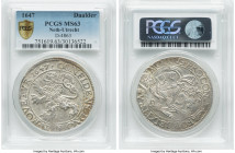 Utrecht. Provincial Lion Daalder 1647 MS63 PCGS, Utrecht mint, KM32.1, Dav-4863. Accompanied by dealer tag. HID09801242017 © 2023 Heritage Auctions | ...