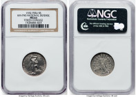 Republic Pair of Certified silver "National Defense Fundraising" Tokens 1932 NGC, 1) 5 Soles Token - MS63, Lima mint, KM-Tn5 2) 50 Centavos Token - MS...