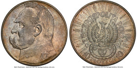 Republic 10 Zlotych 1934-(w) MS63 NGC, Warsaw mint, KM-Y26. Rifle corps. HID09801242017 © 2023 Heritage Auctions | All Rights Reserved