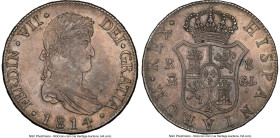 Ferdinand VII 8 Reales 1814 M-GJ AU53 NGC, Madrid mint, KM466.3, Cal-503. HID09801242017 © 2023 Heritage Auctions | All Rights Reserved