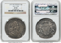 Frederick I Riksdaler 1747-HM XF40 NGC, Stockholm mint, KM423, AAH-87, Dav-1728. HID09801242017 © 2023 Heritage Auctions | All Rights Reserved