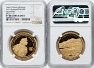 Confederation gold Proof "Obwalden Shooting Festival" 500 Francs (1/2 oz) 2023 PR70 Ultra Cameo NGC, Hab-117a. HID09801242017 © 2023 Heritage Auctions...