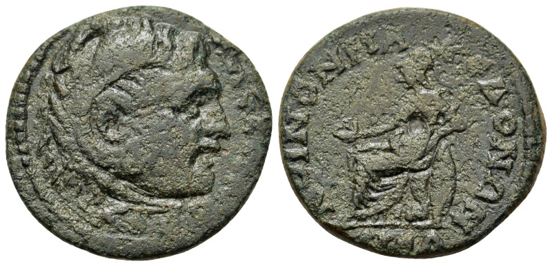 Macedon, Koinon of Macedon. Pseudo-autonomous issue. Æ (23mm, 7.45g). Time of Se...