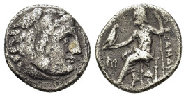 Kings of Macedon. Antigonos I Monophthalmos (As Strategos of Asia, 320-306/5 BC, or king, 306/5-301 BC). AR Drachm (16,3mm, 3.88g). In the name and ty...
