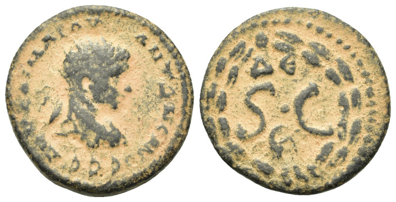 Elagabalus (218-222). Seleucis and Pieria, Antioch. Æ (20.5mm, 3.40g). Radiate b...