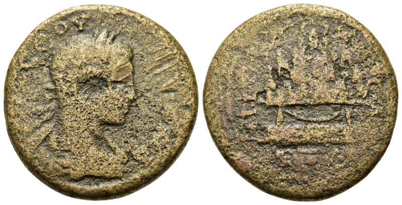 Severus Alexander (222-235). Cappadocia, Caesarea. Æ (26,1mm, 11.3g). Laureate a...