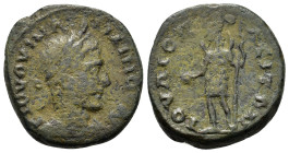 Maximinus I (235-238). Bithynia, Juliopolis. Æ (18,1mm, 4.5g). Laureate, draped and cuirassed bust r. R/ Mên standing, l., wearing Phrygian cap, holdi...