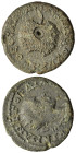 Gordian III (238-244). Macedon, Thessalonica. Æ (25,5mm, 6.5g). Radiate, draped and cuirassed bust r. R/ Agonistic crown with palm branch. RPC VII, 35...