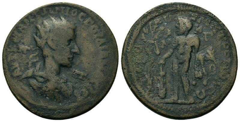 Gordian III (238-244). Cilicia, Tarsus. Æ (36mm, 17.8g). Bust radiate, draped, c...