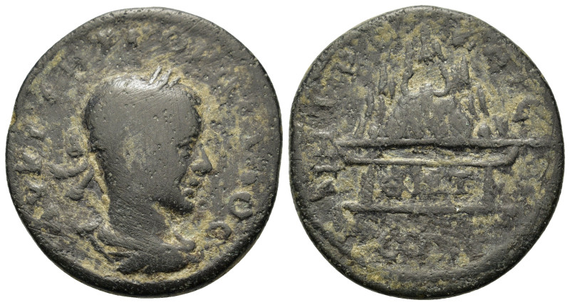 Gordian III (238-444). Cappadocia, Caesarea. Æ (25mm, 8.9g). Laureate, draped an...